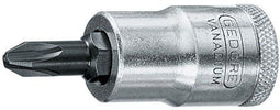 Gedore 6656810 - Bitdoppen PH 4 - 1/2" aandrijving - Chroom-vanadiumstaal (nieuw)