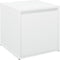 vidaXL - Opbergbox - met - lade - 40,5x40x40 - cm - bewerkt - hout - wit