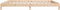 vidaXL - Bed - stapelbaar - 100x200 cm - massief grenenhout - naturel