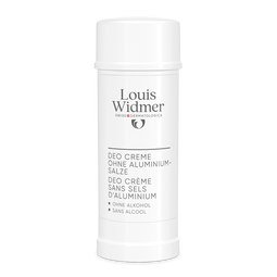 Louis Widmer Deo Crème - Antiperspirant zonder Aluminiumzouten - 24 uur bescherming zonder parfum