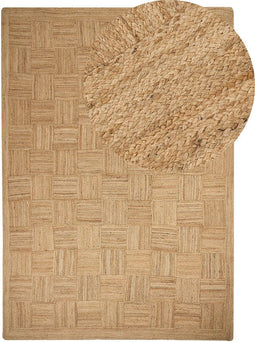 ESENTEPE - Vloerkleed - Beige - 160 x 230 cm - Jute