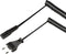 Nedis Stroomkabel - Euro Male - IEC-320-C1 - Recht - Recht - Vernikkeld - 2.00 m - Gekruld - PVC - Zwart - Label