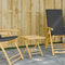 vidaXL - Tuintafel - inklapbaar - 45x45x45 - cm - bamboe