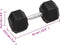 vidaXL - Halters - 2 - st - 20 - kg - gietijzer