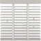 Decosol - Horizontale jaloezie 50mm - Hout - Wit 100 x 130cm