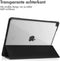 imoshion Tablet Hoes - Geschikt voor iPad 9e generatie (2021) 10.2 inch / 8e generatie (2020) 10.2 inch / 7e generatie (2019) 10.2 inch - Trifold Hardcase Bookcase - Zwart