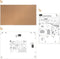 Nobo Impression Pro Widescreen Memobord/Prikbord Van Zelfherstellend Kurk - 710x400mm - Natuurbruin - Planner