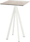 Infinity Statafel Wit Frame + Moonstone HPL 70x70 cm - Essentials 120051377