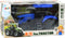 Bestuurbare tractor - blauw - 34x18.5x16 cm - rubberen wielen