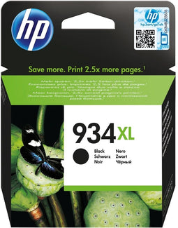 HP 934XL - Inktcartridge - 25,5ml - 1000 pagina's - Zwart