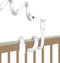 Qwali Babyfoonhouder - Universeel - Verstelbare arm voor babyfooncamera - Wit