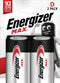 Energizer MAX - D - Alkaline batterij 1.5 V - (2 stuks)