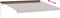 vidaXL - Luifel - handmatig - uittrekbaar - 450x350 - cm - bruin