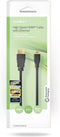 Nedis High Speed HDMI-Kabel met Ethernet - HDMI Connector - HDMI Micro-Connector - 4K@30Hz - 10.2 Gbps - 2.00 m - Rond - PVC - Zwart - Doos