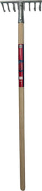Synx Tools - Mini Tuinhark Junior - verzinkt - Speelgoed Harken - Kinderenartikelen - Tuinartikelen - Inclusief steel 75cm