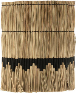 J-Line lampenkap Motief - gras - naturel/zwart - large