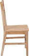 vidaXL - Eetkamerstoelen - 4 - st - massief - acaciahout