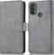 iMoshion Hoesje Geschikt voor Motorola Moto E40 / Moto E30 Hoesje Met Pasjeshouder - iMoshion Luxe Bookcase - Grijs