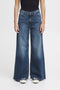 Ichi IHTWIGGY WIDE - Dames Broek - Maat 28/34 - Stone wash