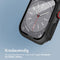 imoshion Screenprotector - Geschikt voor Apple Watch Series 4 / 5 / 6 / SE - 44mm - Full Cover Hard Case / Beschermend Hoesje - Zwart