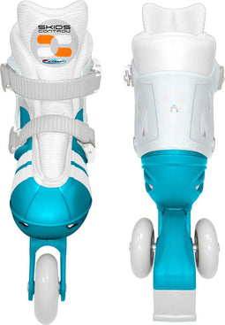 SKIDS CONTROL inlineskates Hardboot blauw/Wit Maat 27-30
