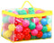 Summertime - Ballenbak Ballen - 100 stuks 6 cm in Bewaartas - Blauw (100 stuks)