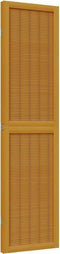 vidaXL - Kamerscherm - met - 3 - panelen - massief - paulowniahout - bruin