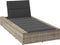 vidaXL - Ligbed - met - zwevend - kussen - poly - rattan - lichtgrijs