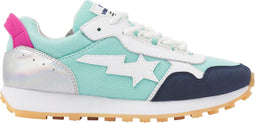 Vingino Rosetta - Sneaker - Suede en sporty mesh - Multicolor blue - Maat 28