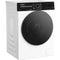 WHIRLPOOL WPM27WADSBE - Vrijstaande wasmachine - 12 kg - 1400 tpm - Wit met zwarte deur