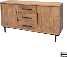 Dressoir Jayden Mangohout | 155 cm breed