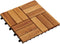 vidaXL - Terrastegels - 30 - st - 30x30 - cm - massief - acaciahout - greywash