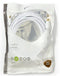 Nedis Coaxkabel - IEC (Coax) Male - IEC (Coax) Male - Verguld - 75 Ohm - Enkelvoudig Afgeschermd - 5.00 m - Rond - PVC - Wit - Polybag