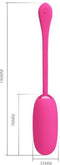 PRETTYLOVE - Vibrating Egg Julius Usb Silicone Pink