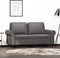 vidaXL - Tweezitsbank - 120 - cm - kunstleer - grijs