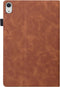 Lunso - Geschikt voor iPad 10 (2022) - Luxe Bookcase hoes - Bruin