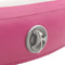 vidaXL - Gymnastiekmat - met - pomp - opblaasbaar - 100x100x20 - cm - PVC - roze