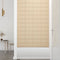 vidaXL - Wandpanelen - 12 - st - 0,54 - m² - 30x15 - cm - stof - bruin