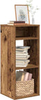 vidaXL - Boekenkast - 34x31x80 - cm - bewerkt - hout - oud - houtkleurig