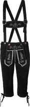 dressforfun Lederhose Tegernsee - Verkleedkostuum - Zwart - XL
