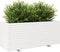 vidaXL - Plantenbak - 110x40x49,5 - cm - massief - grenenhout - wit