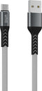 UNIQ Accessory USB Type-C Kabel - Snellader 100cm - Grijs