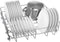 Bosch SMU2HVS06E - Onderbouw Vaatwasser - 14 couverts - 46 dB - Geborsteld staal