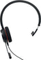 Jabra EVOLVE 20 MS Mono - Bedrade headset - Noise Cancelling microfoon - Zwart