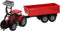Tractor met Voorlader en Aanhanger 1:32