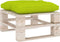 vidaXL - Palletkussen - stof - heldergroen