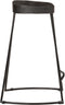 vidaXL - Barkrukken - 2 - st - zwart - 45x40x62 - cm - massief - mangohout