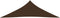 vidaXL - Zonnescherm - driehoekig - 5x5x6 - m - oxford - stof - bruin