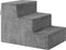 Houten Huisdierentrap Timmy - 3 Treden - Max. 50 kg - Grijs - 46 x 36 x 34 cm