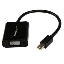 Startech.com MDP2VGA2 - Mini DisplayPort naar VGA - 10cm - Zwart